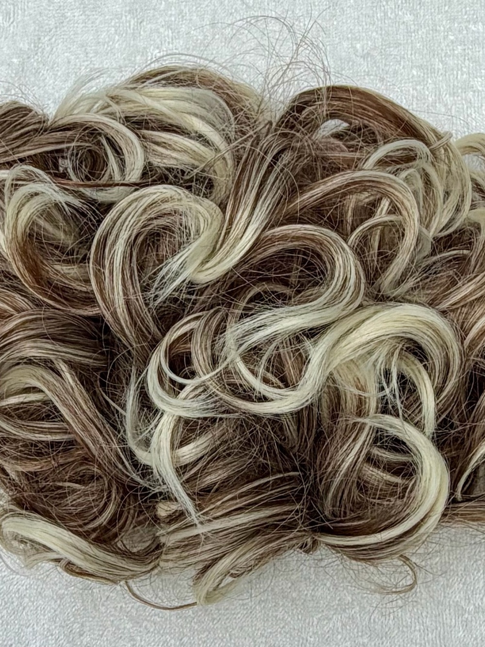NWOT ReEcho Clip-In Hairpiece - Blonde & Brown Highlighted Accent